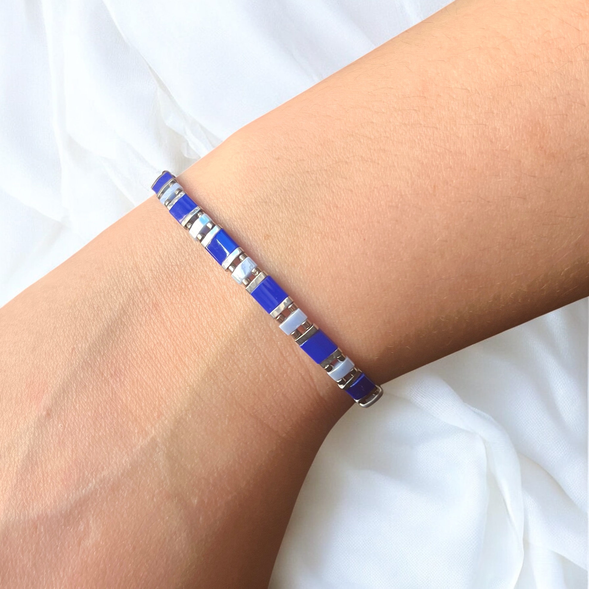 Elastické Miyuki náramky