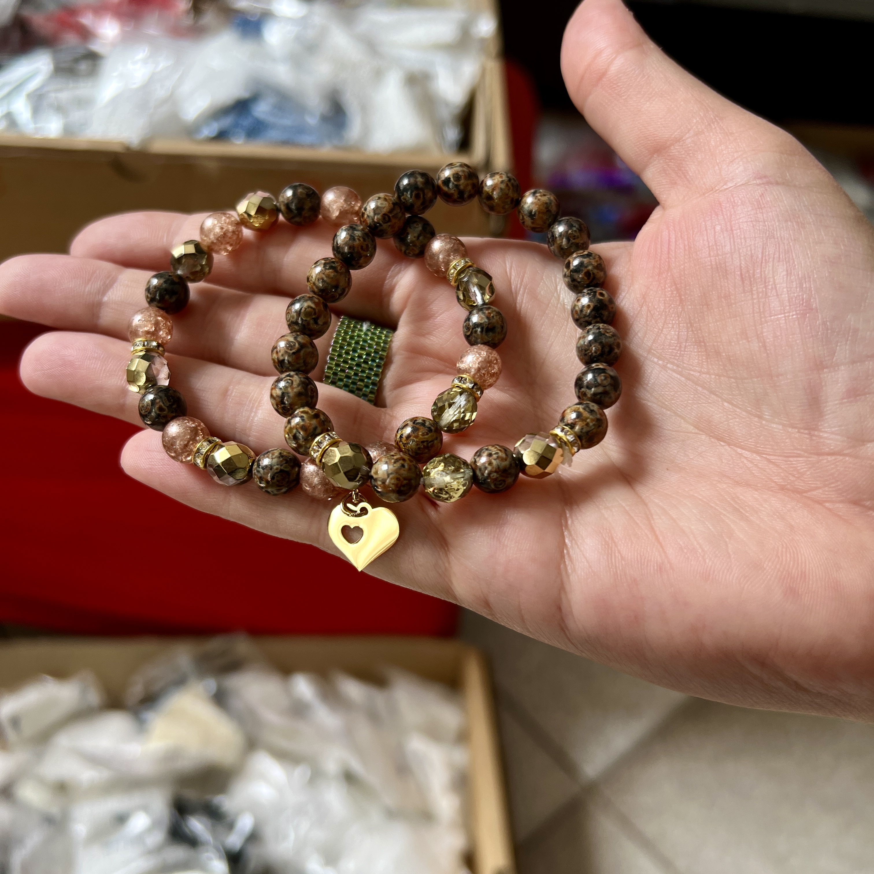 Náramky z českého skla