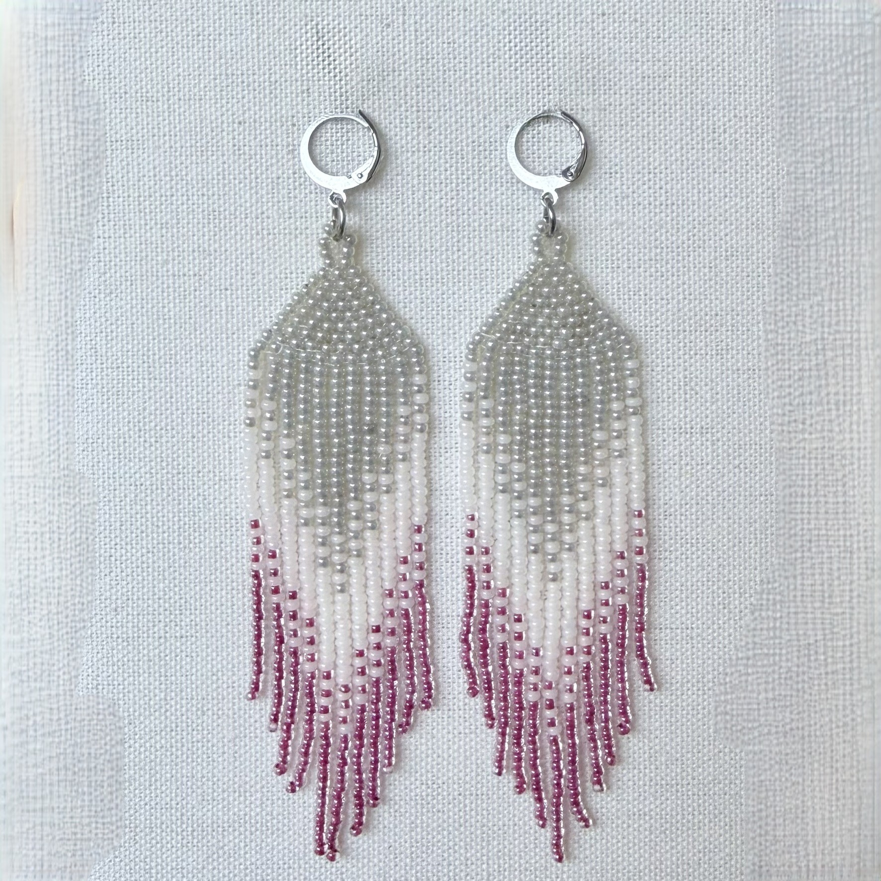 Ombré náušnice jemně blyštivé Pretty lady 