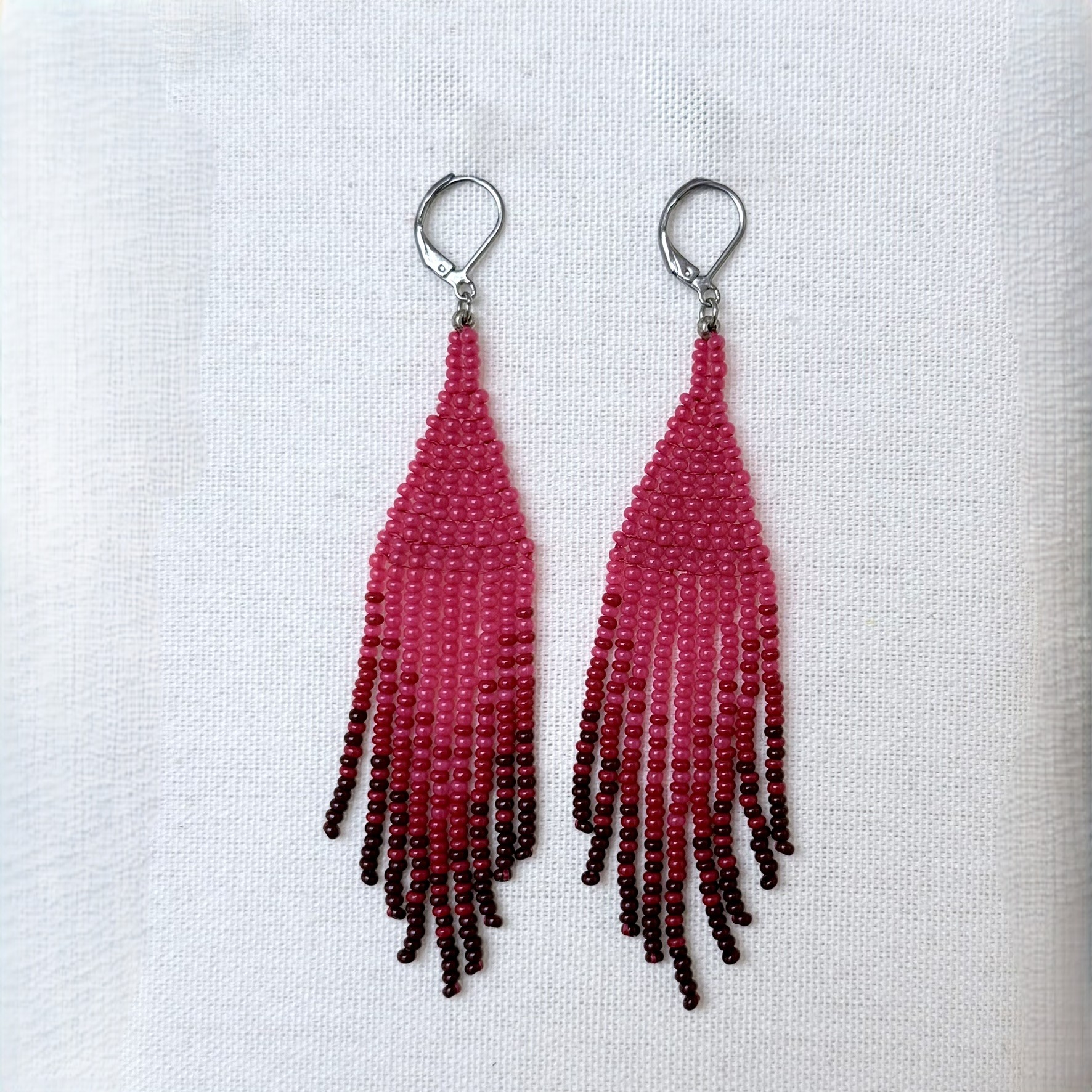 Ombré náušnice Redness