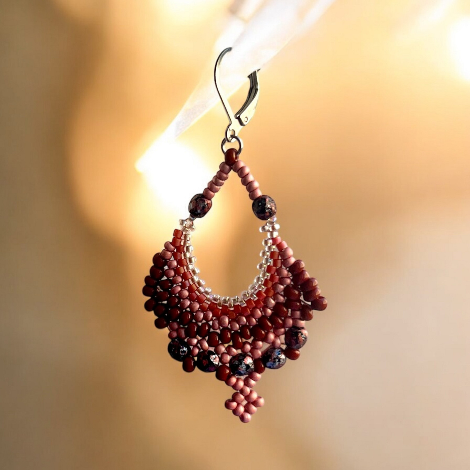 Náušnice Vejířky - Orient princess