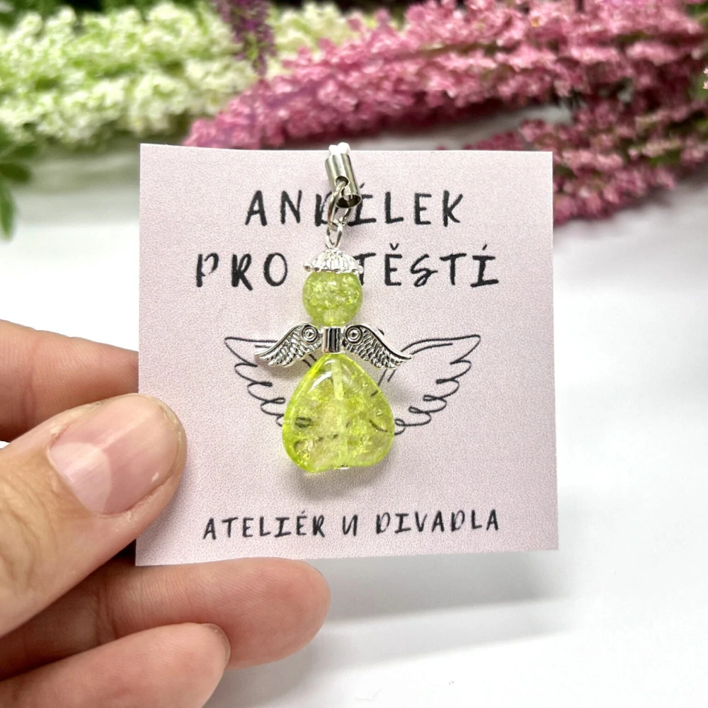 Andílek pro štěstí – světle zelená
