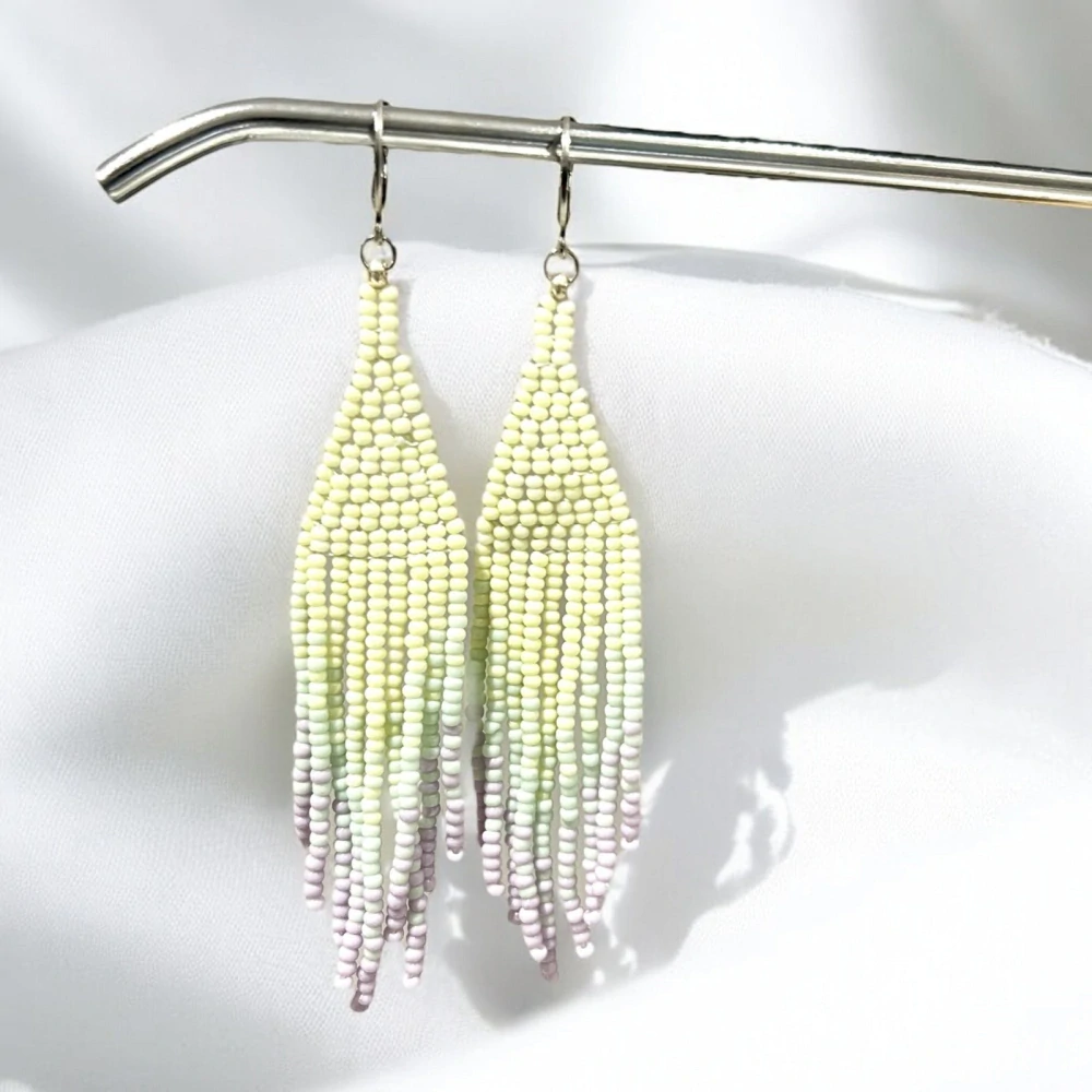 Ombré náušnice pasteLOVE