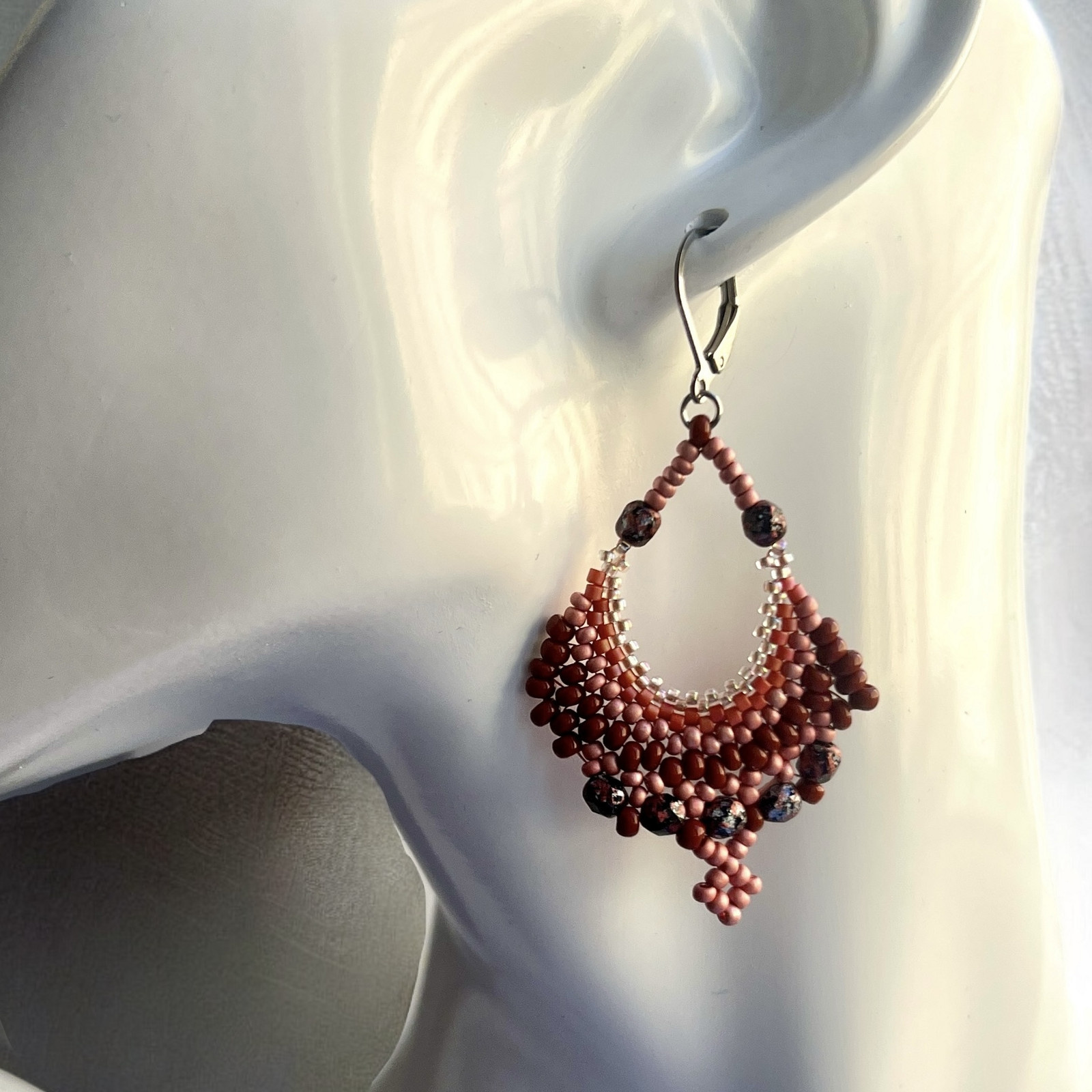 Náušnice Vejířky - Orient princess